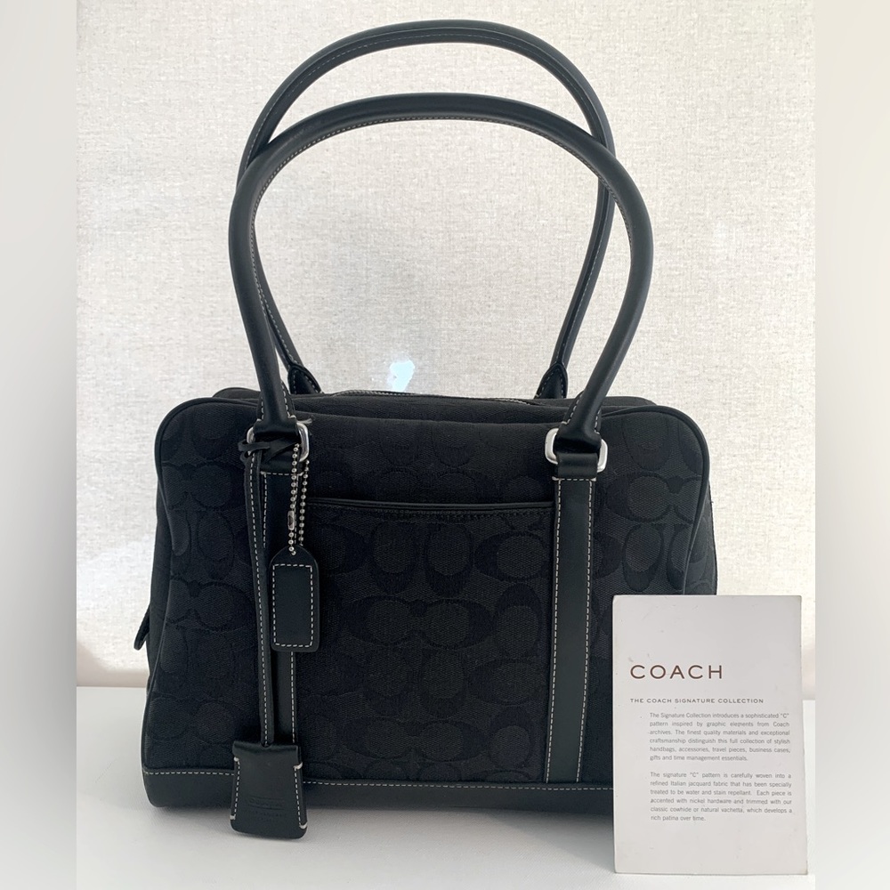 Coach Signature Collection Limited Edition Satchel Black